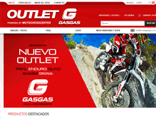 Tablet Screenshot of outletgasgas.com